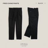 FRED CHINO PANTS - BLACK