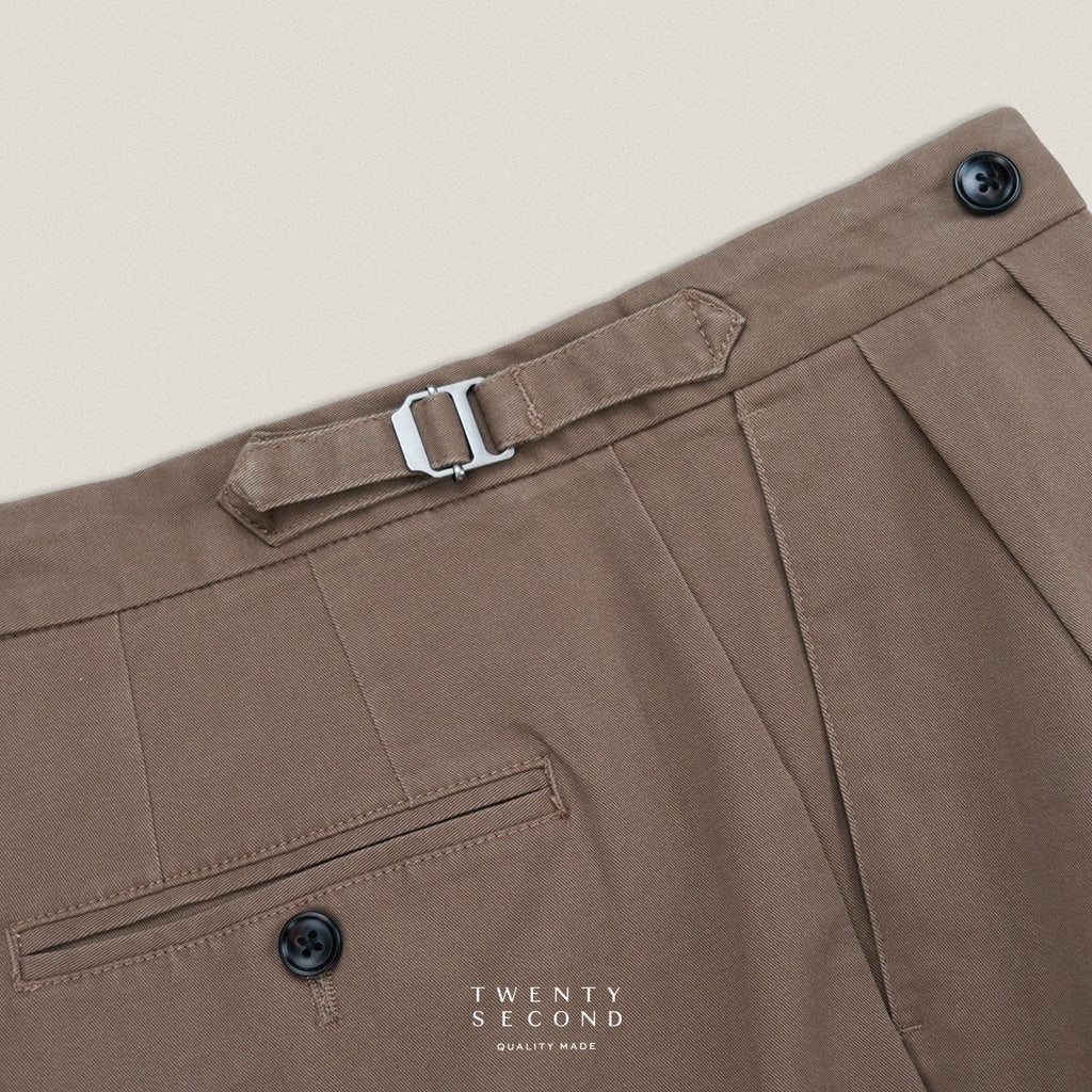 FRED CHINO PANTS - BROWN