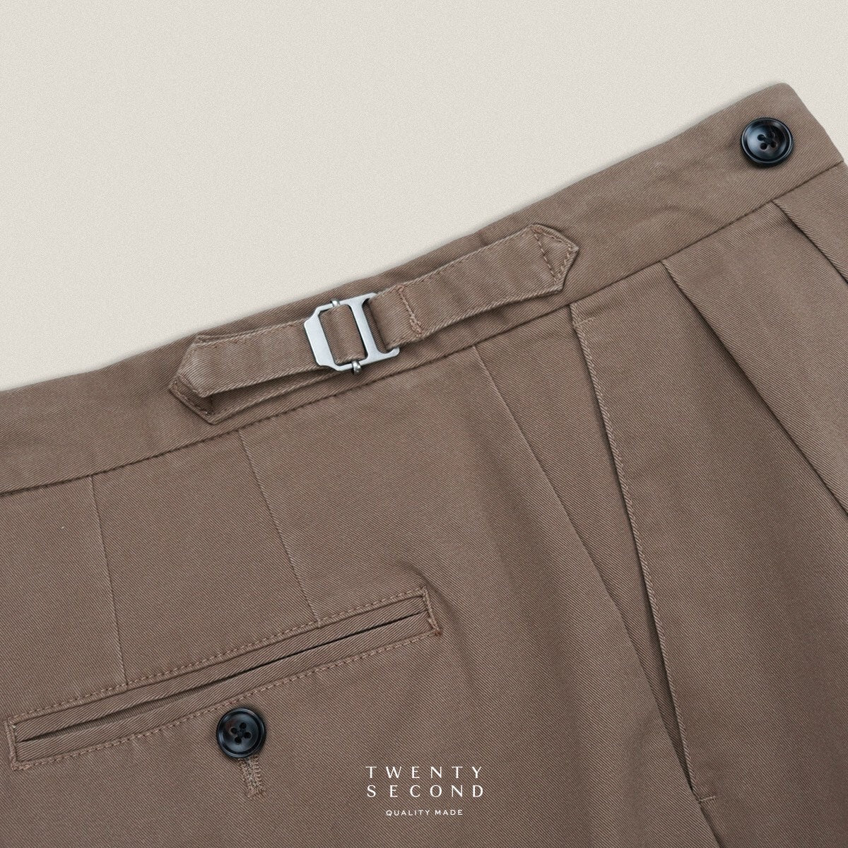 FRED CHINO PANTS - BROWN
