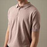 NICO KNIT POLO - PINK