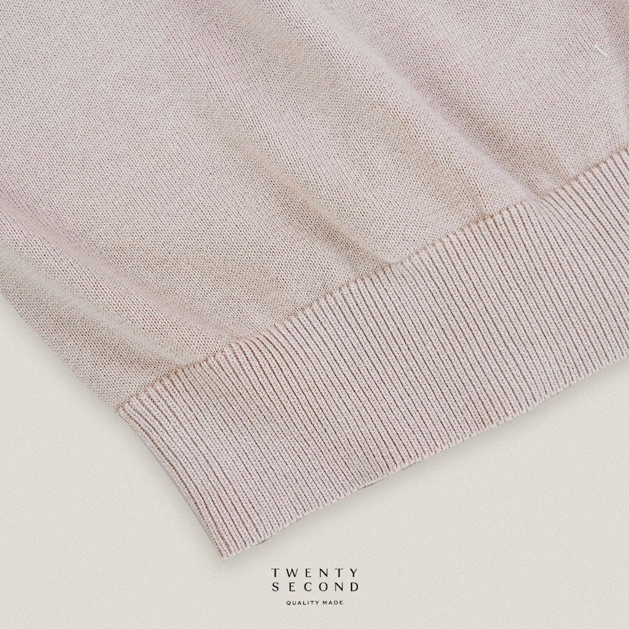 NICO KNIT POLO - PINK