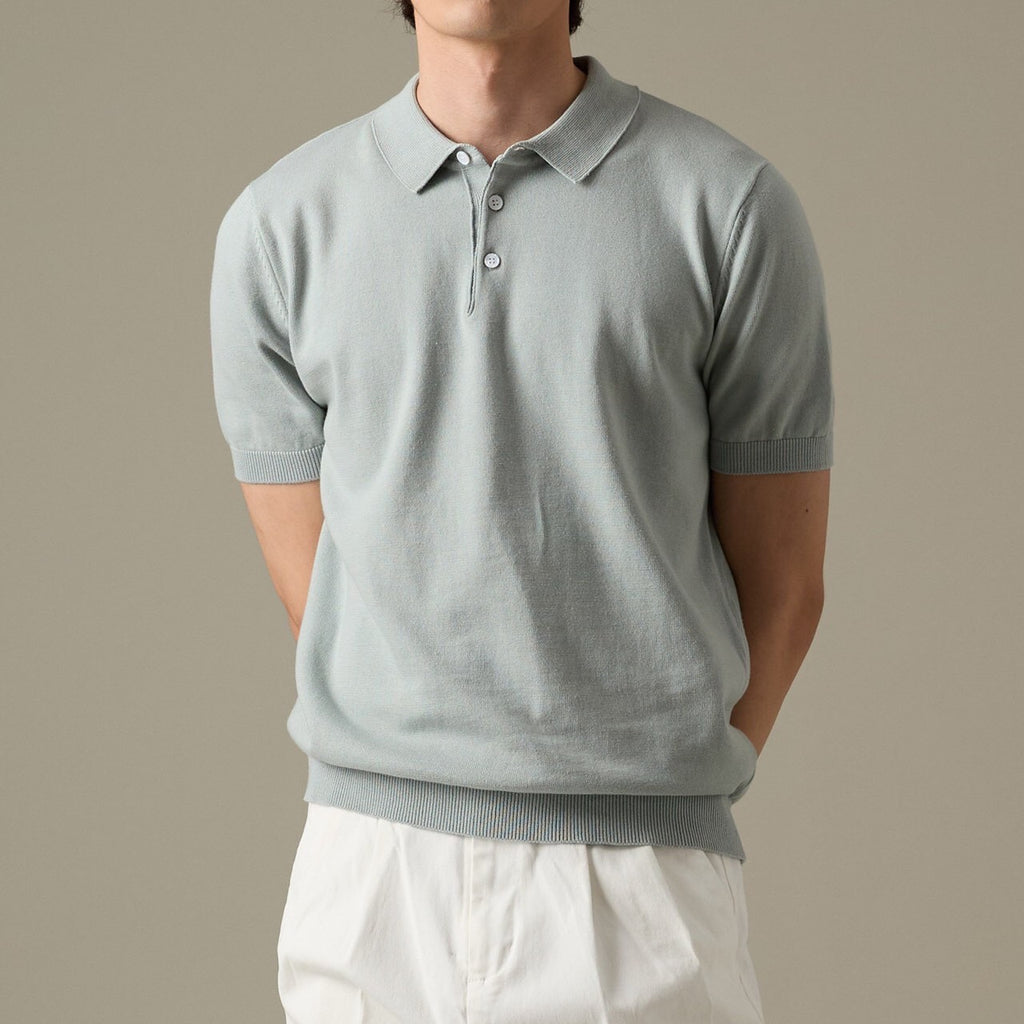 NICO KNIT POLO - GREEN