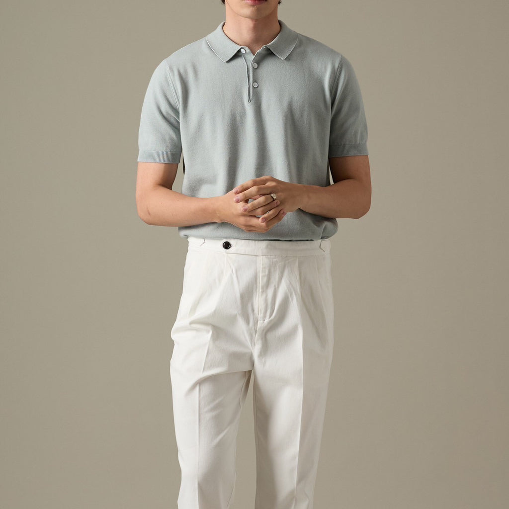 NICO KNIT POLO - GREEN