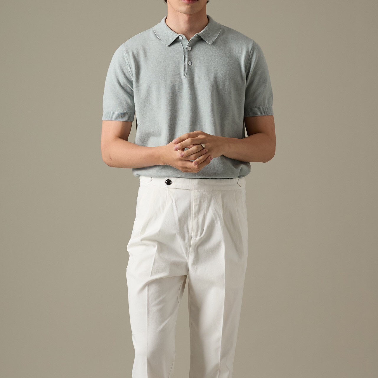 NICO KNIT POLO - GREEN