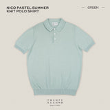 NICO KNIT POLO - GREEN
