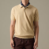 NICO KNIT POLO - YELLOW