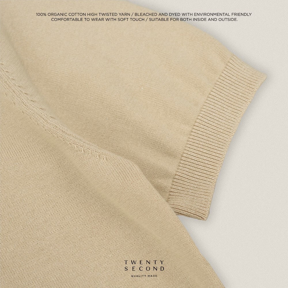NICO KNIT POLO - YELLOW