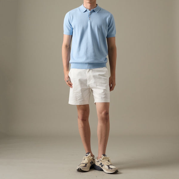 NICO KNIT POLO - BLUE