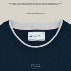 CARSON KNIT TEE - NAVY
