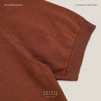 CARSON KNIT TEE - BRICK