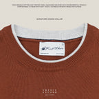 CARSON KNIT TEE - BRICK