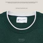 CARSON KNIT TEE - GREEN