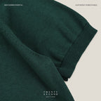 CARSON KNIT TEE - GREEN