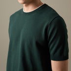 CARSON KNIT TEE - GREEN
