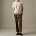 CARSON KNIT TEE - BEIGE