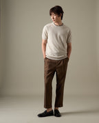 CARSON KNIT TEE - BEIGE