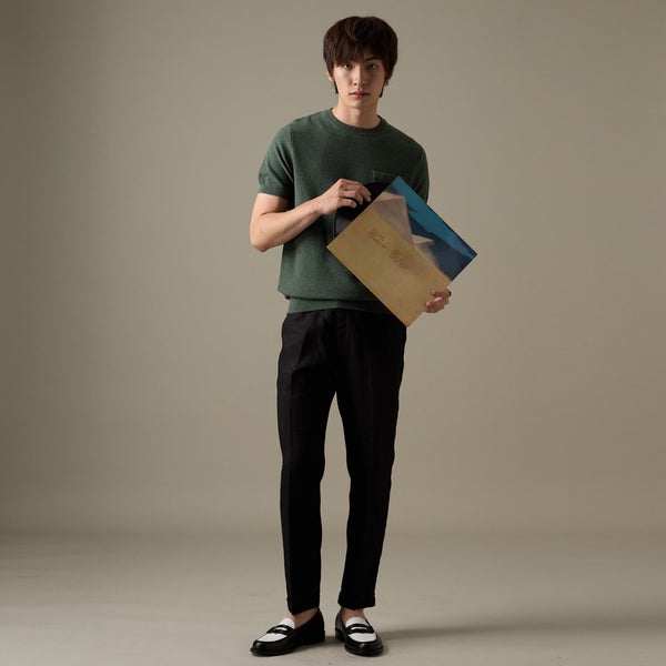 BRANDON KNIT TEE - GREEN
