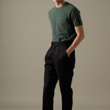BRANDON KNIT TEE - GREEN
