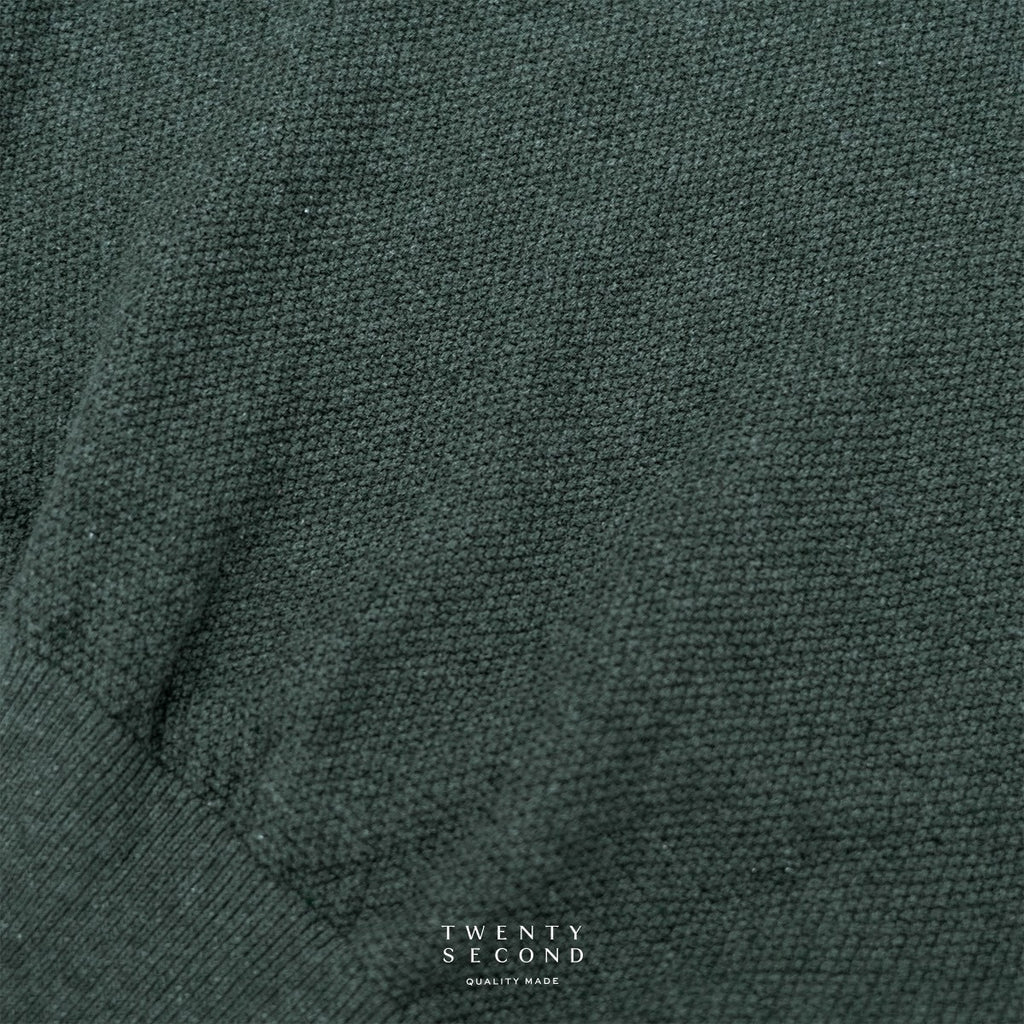 BRANDON KNIT TEE - GREEN