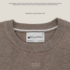 BRANDON KNIT TEE - BROWN