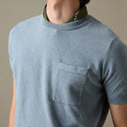 BRANDON KNIT TEE - BLUE