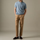 BRANDON KNIT TEE - BLUE