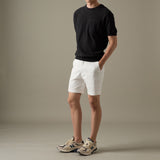 BRANDON KNIT TEE - BLACK