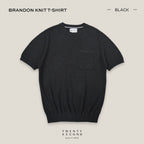 BRANDON KNIT TEE - BLACK