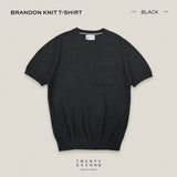 BRANDON KNIT TEE - BLACK