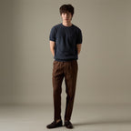 BRANDON KNIT TEE - NAVY