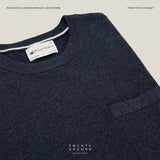 BRANDON KNIT TEE - NAVY