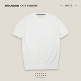 BRANDON KNIT TEE - WHITE