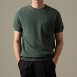 BRANDON KNIT TEE - GREEN