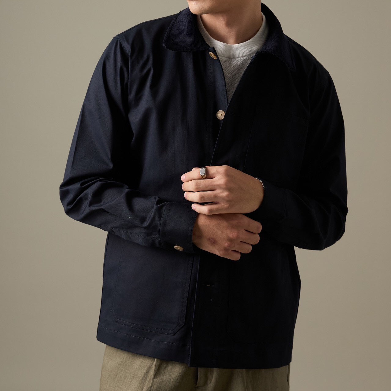 CLASSIC BARN JACKET - DARK BLUE
