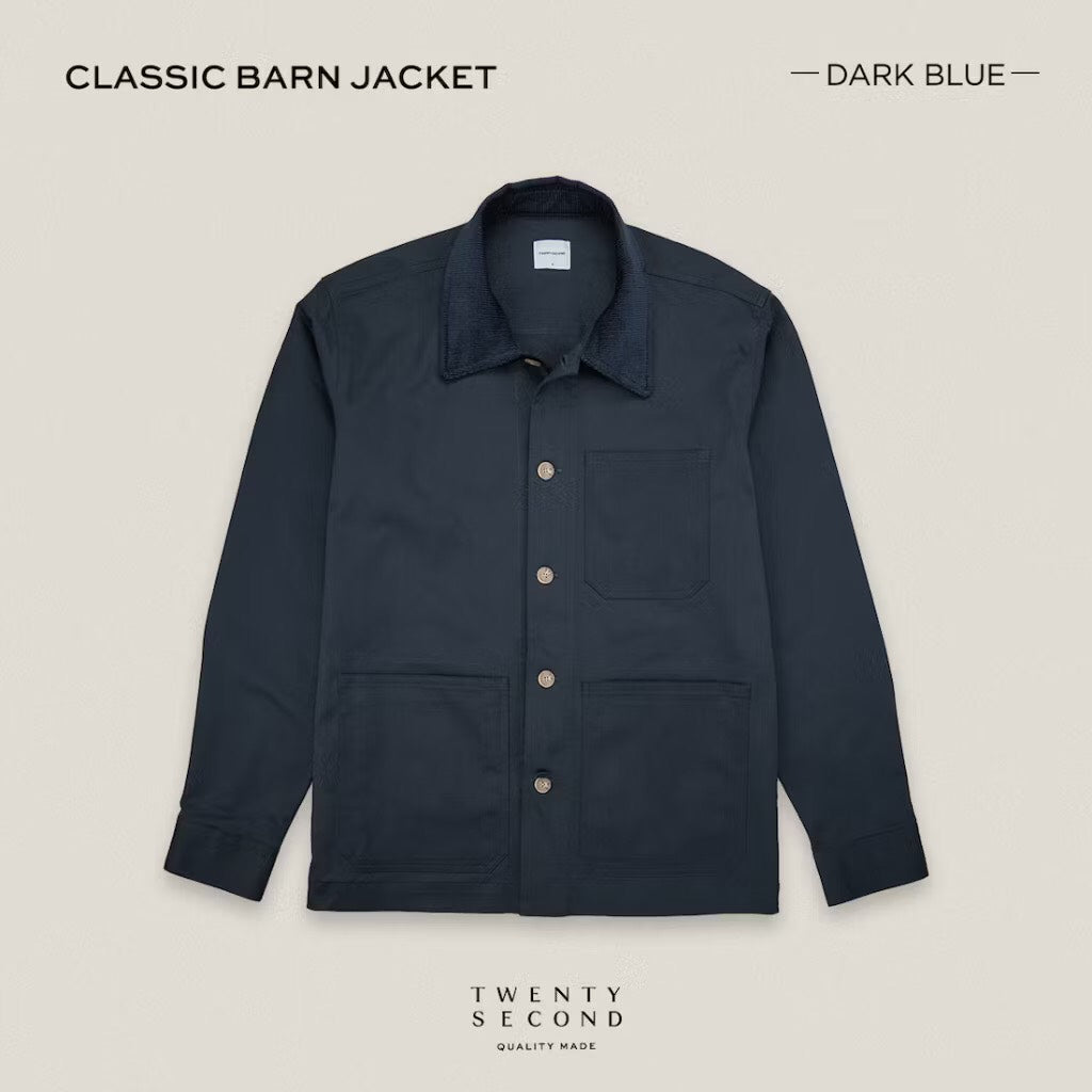 CLASSIC BARN JACKET - DARK BLUE