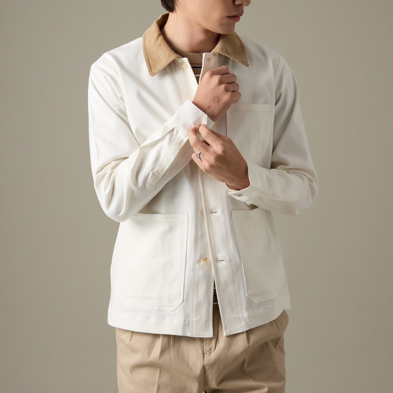CLASSIC BARN JACKET - WHITE