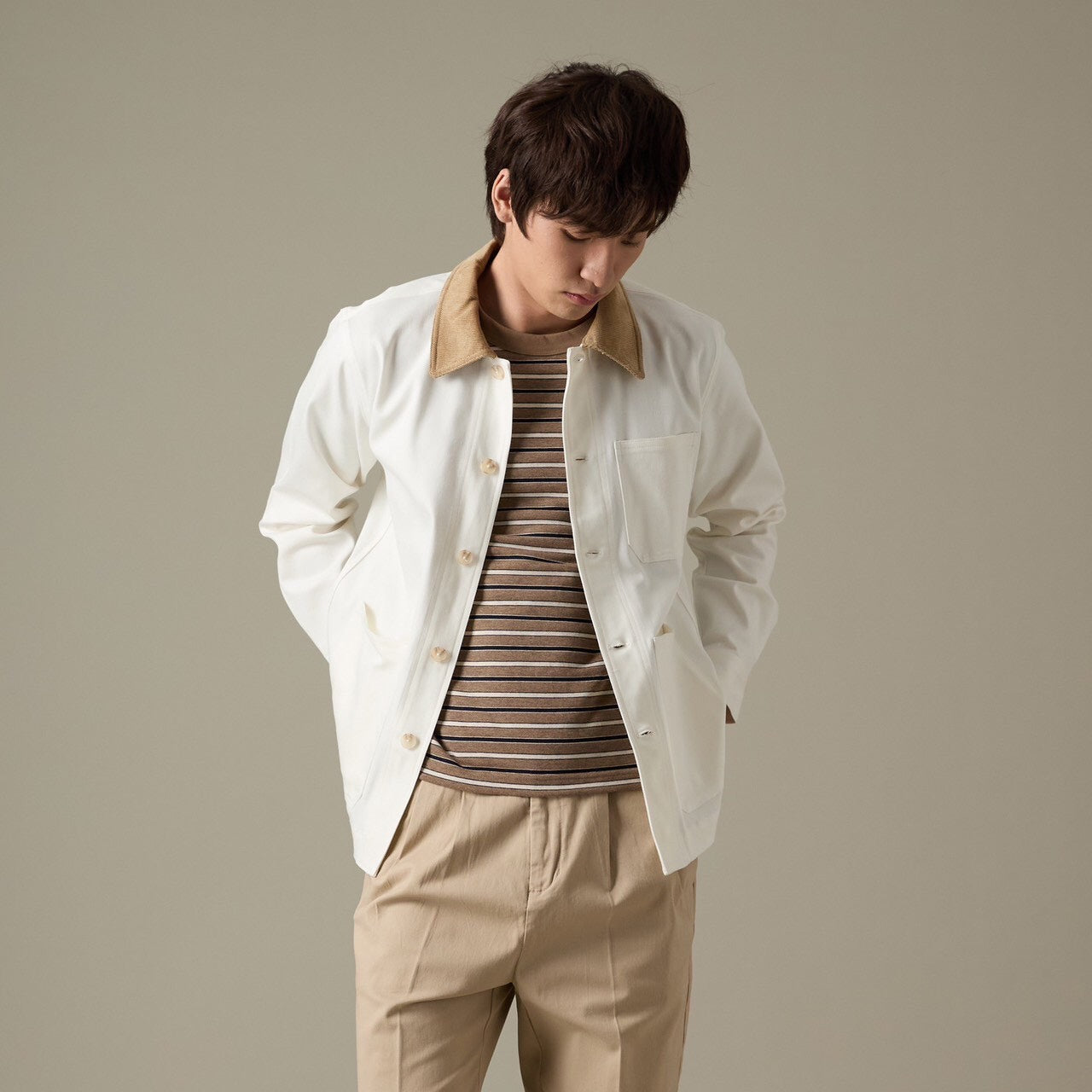 CLASSIC BARN JACKET - WHITE