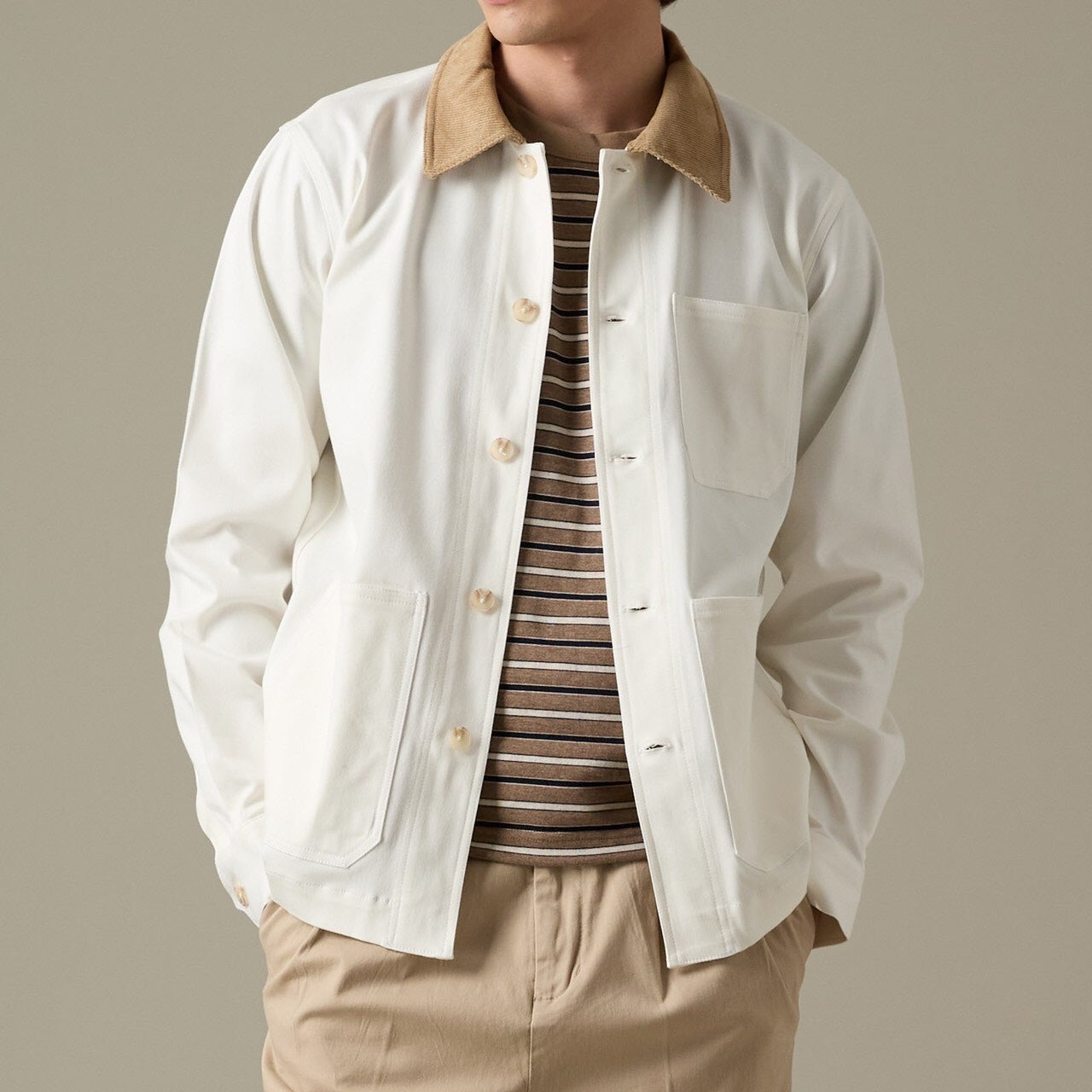 CLASSIC BARN JACKET - WHITE