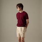 CARSON KNIT TEE - RED