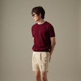 CARSON KNIT TEE - RED
