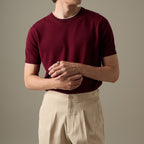 CARSON KNIT TEE - RED