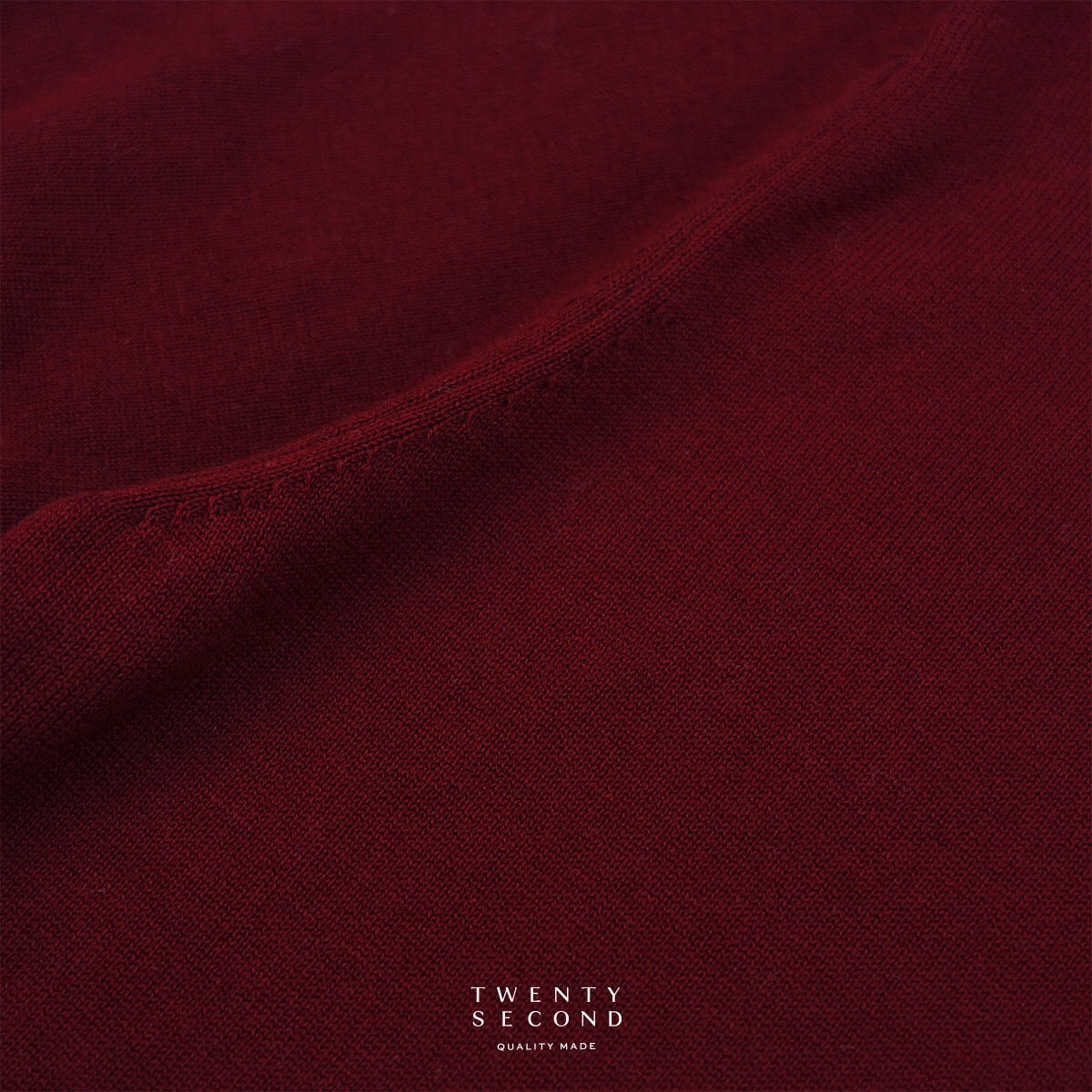 CARSON KNIT TEE - RED