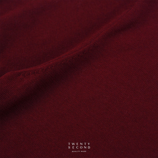 CARSON KNIT TEE - RED