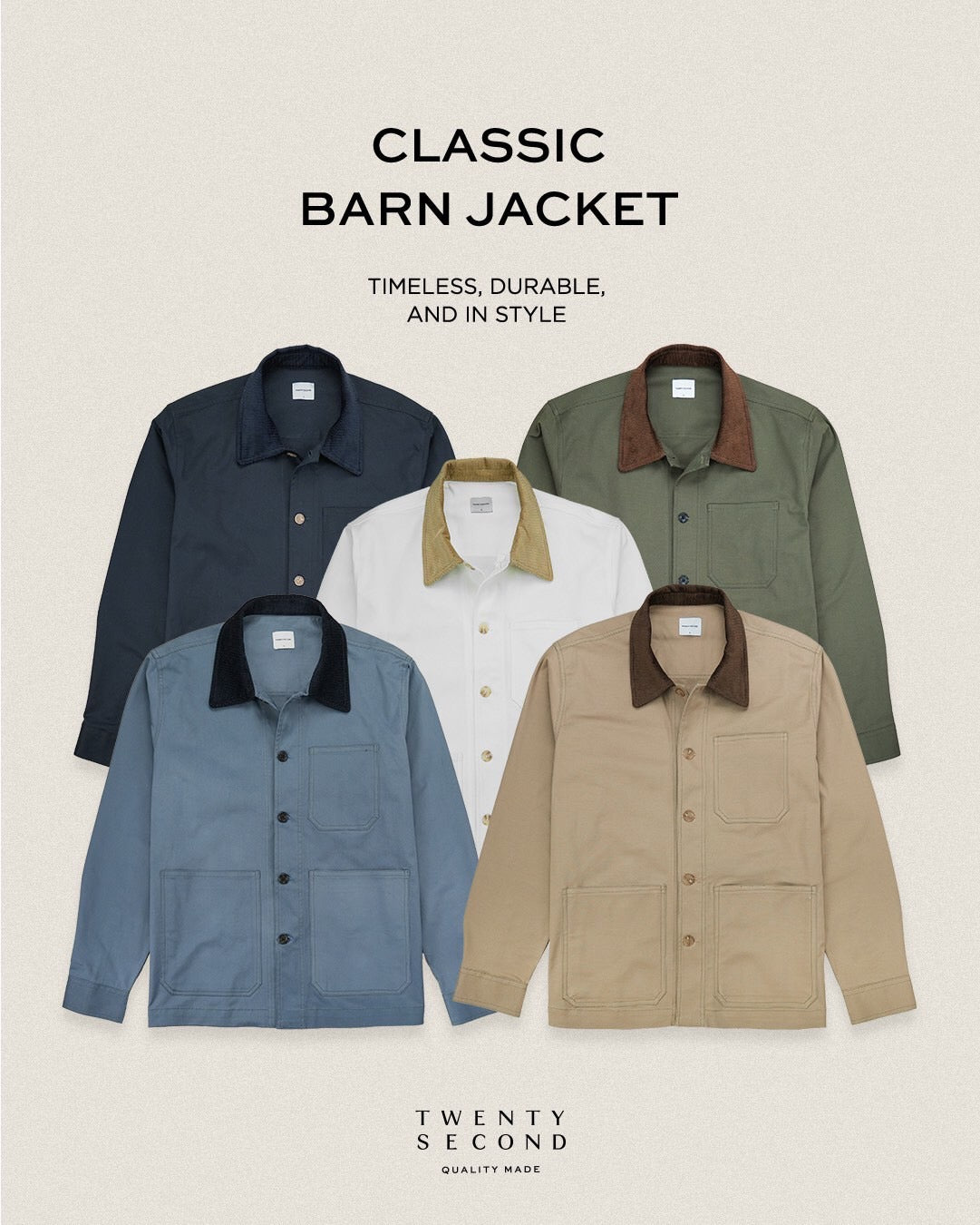 CLASSIC BARN JACKET - BLUE