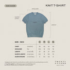 BRANDON KNIT TEE - NAVY