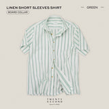 LINEN SHORT SLEEVES SHIRT - ST GREEN