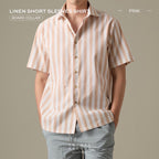 LINEN SHORT SLEEVES SHIRT - ST PINK