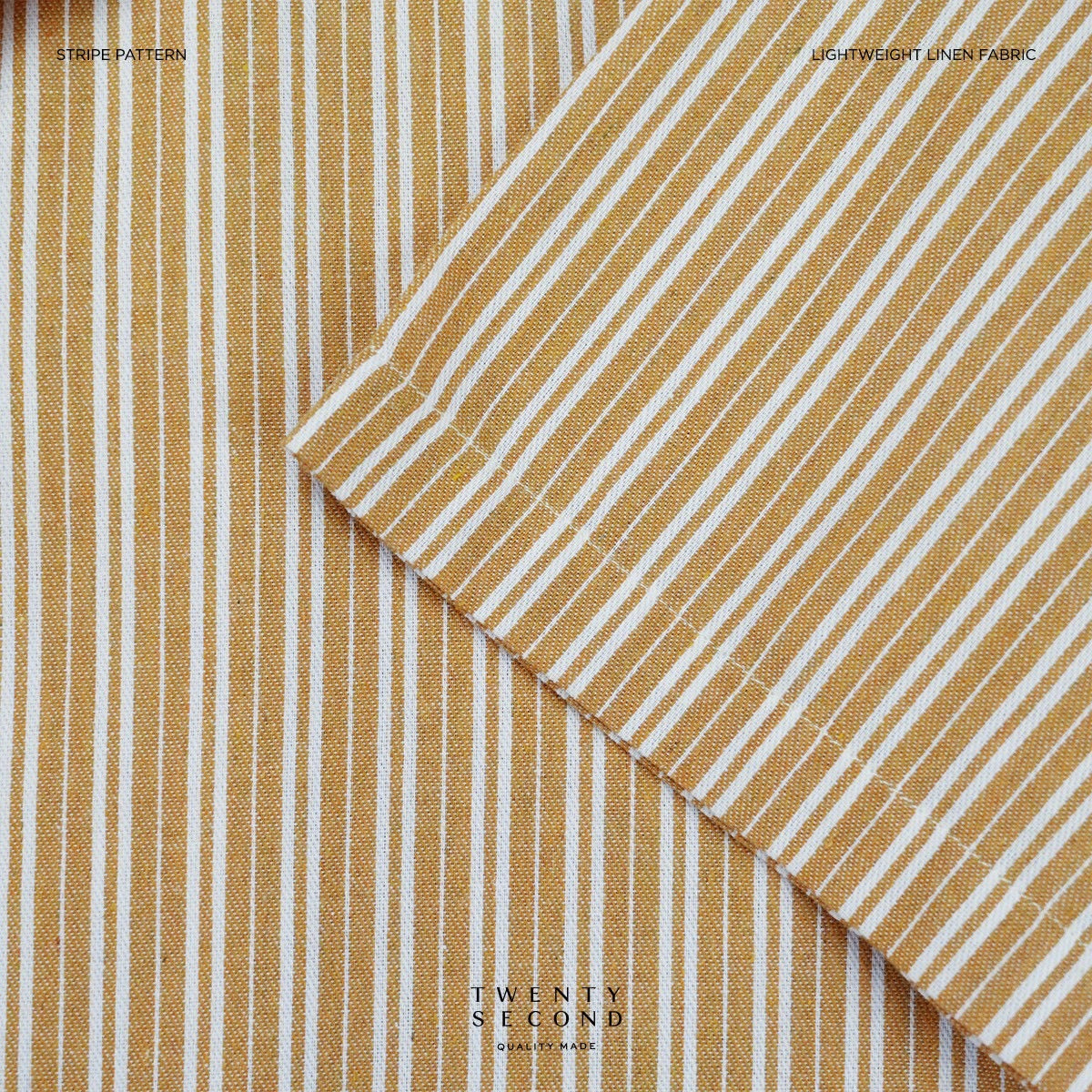 LINEN HAWAII COLLAR SHIRT - YELLOW