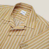 LINEN HAWAII COLLAR SHIRT - YELLOW