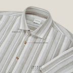 LINEN SHORT SLEEVES SHIRT - ST BEIGE